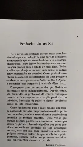 Livro de xadrez  +329 anúncios na OLX Brasil