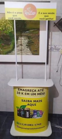 Balcão Promocional Plotado com Laminação - Foto 6