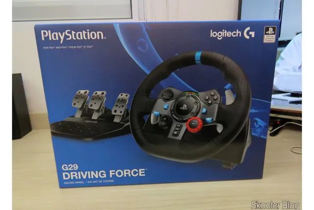 Volante Gamer Logitech G29 Driving Force para PS5, PS4, PS3 e PC, Shopping