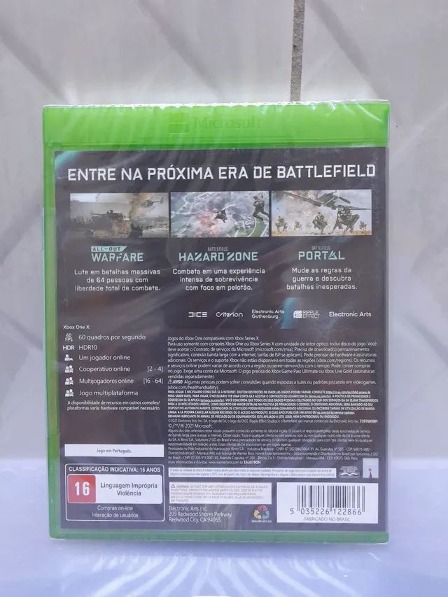 Jogo Midia Fisica Battlefield 2042 para Xbox One e Series X