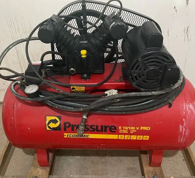 Compressor  pressure 100  litros  10 pés  - Foto 6