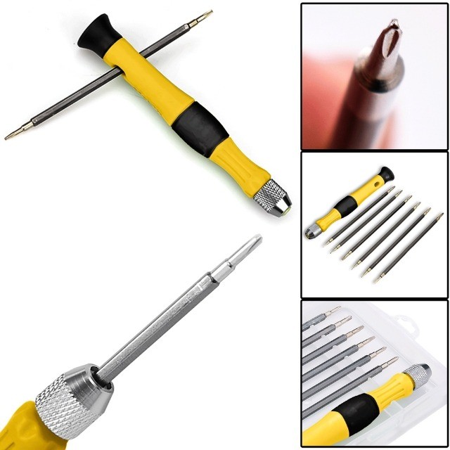 Kit Jogo De Chaves Precisão Torx 12 Peças P Celular Ak-5305 - 442 - Foto 4