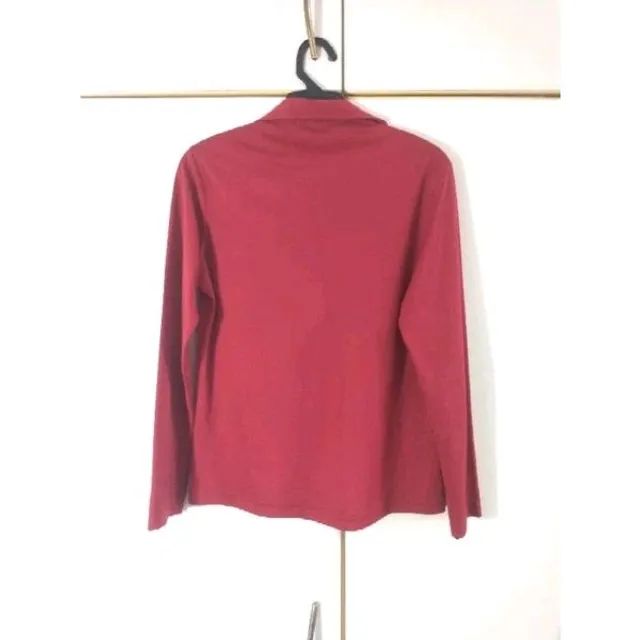 camisa vintage vermelho cereja - Foto 4