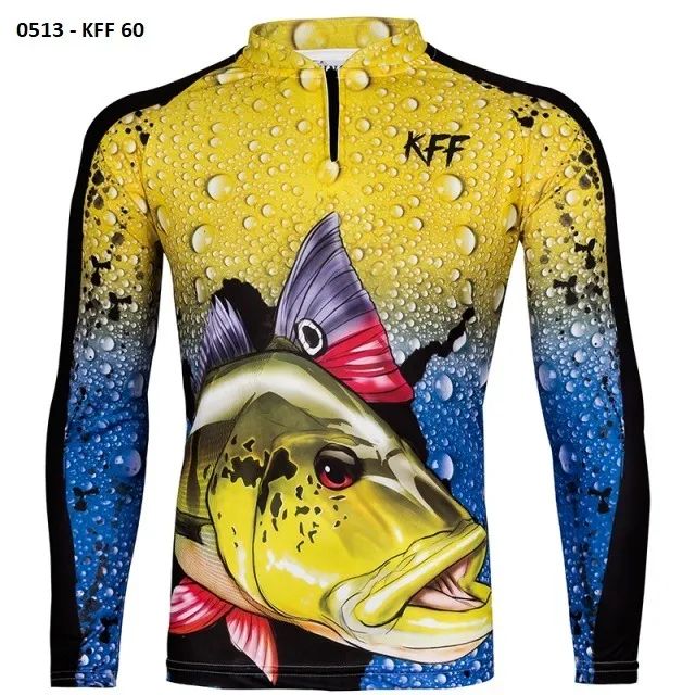 Camisa de pesca com proteção UV - Foto 4