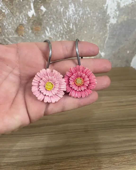 ANTIGO CONJUNTO DE GANCHOS DE FLORES | ANTIGUIDADES  - Foto 2