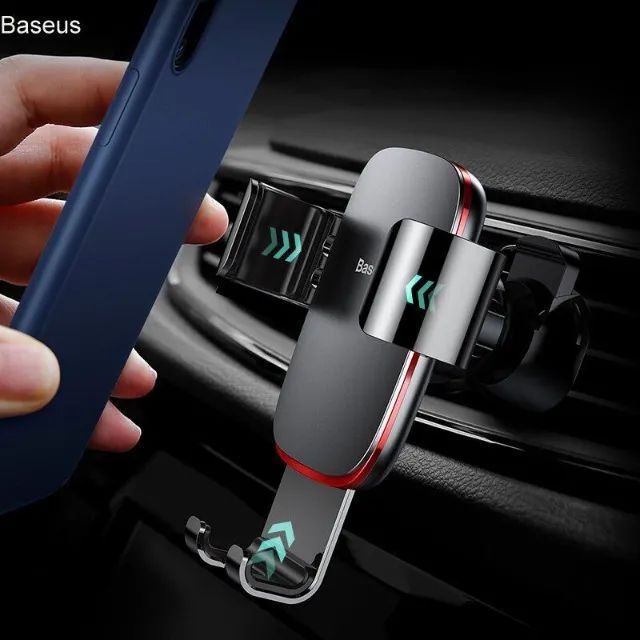 Baseus Suporte De Celular Age II Gravity + Baseus Gravidade Para Ventilaçao - Foto 4