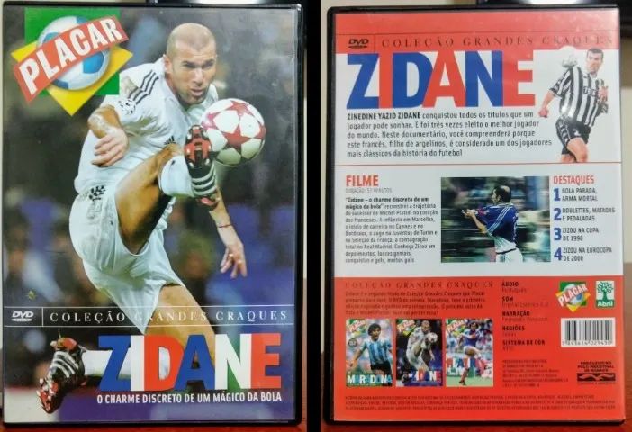 DVD Zidane Placar - Coleção grandes craques - Foto 3