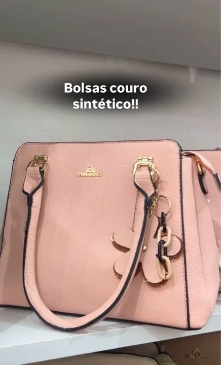 Bolsa couro sintético - Foto 3