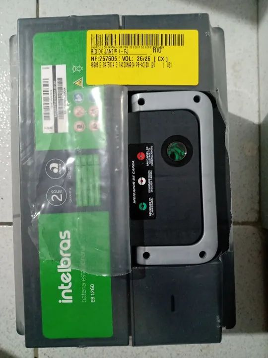 Bateria EB1260 Intelbras lacrada! 60Ah em 10X R$55 - Foto 3