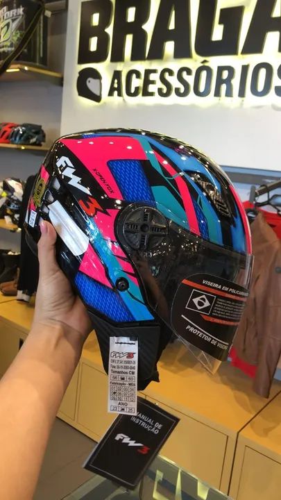 Capacetes Fw3 - Foto 8