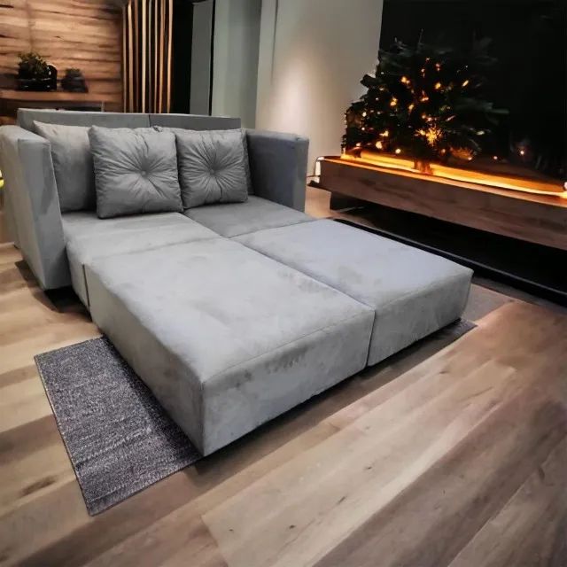 Versátil Sofá Cama Casal de 2 Lugares Lindo Novos de fábrica Varias