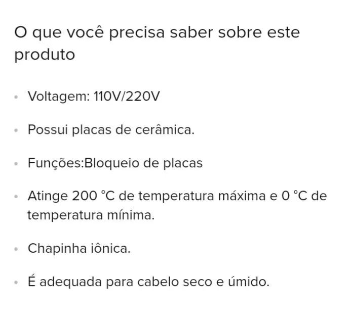 Prancha/chapinha  para cabelos  - Foto 3