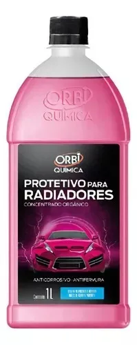 Aditivo Radiador Orbi Rosa Concentrado Carro Caminhão 1l