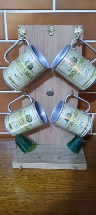 Porta caneca de parede artesanal - Foto 3