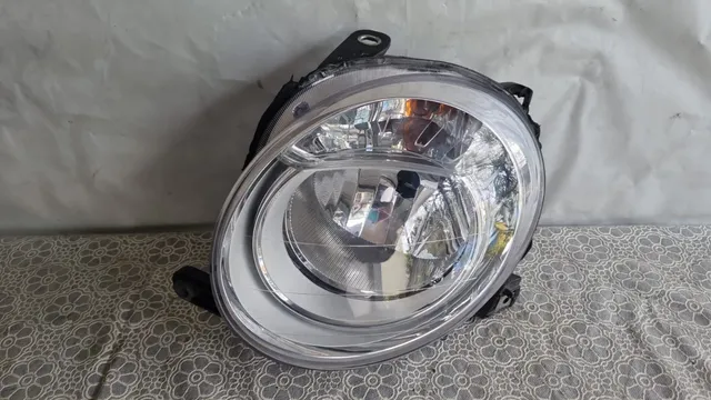 Farol LE Fiat 500 2012/2017 Original cromado