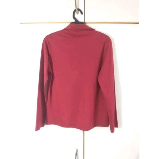 camisa vintage vermelho cereja - Foto 2