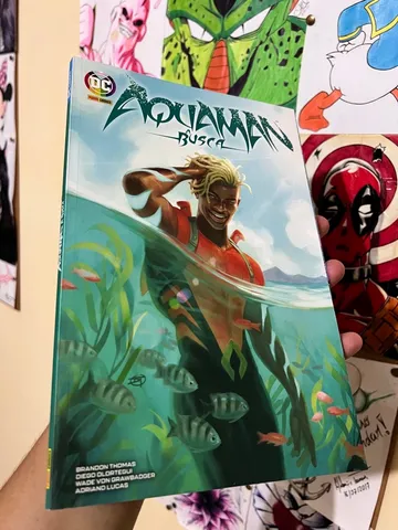 AQUART 1.2.3.4.5　イラスト本 Aquaman DC Multiverso - box exclusiva CCXP - Hobbies e coleções