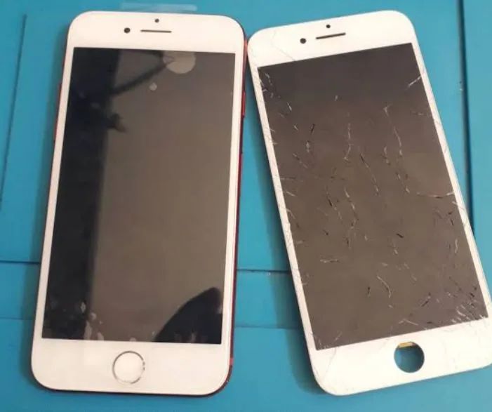 Tela de Celular iPhone - Com e Sem Quebra