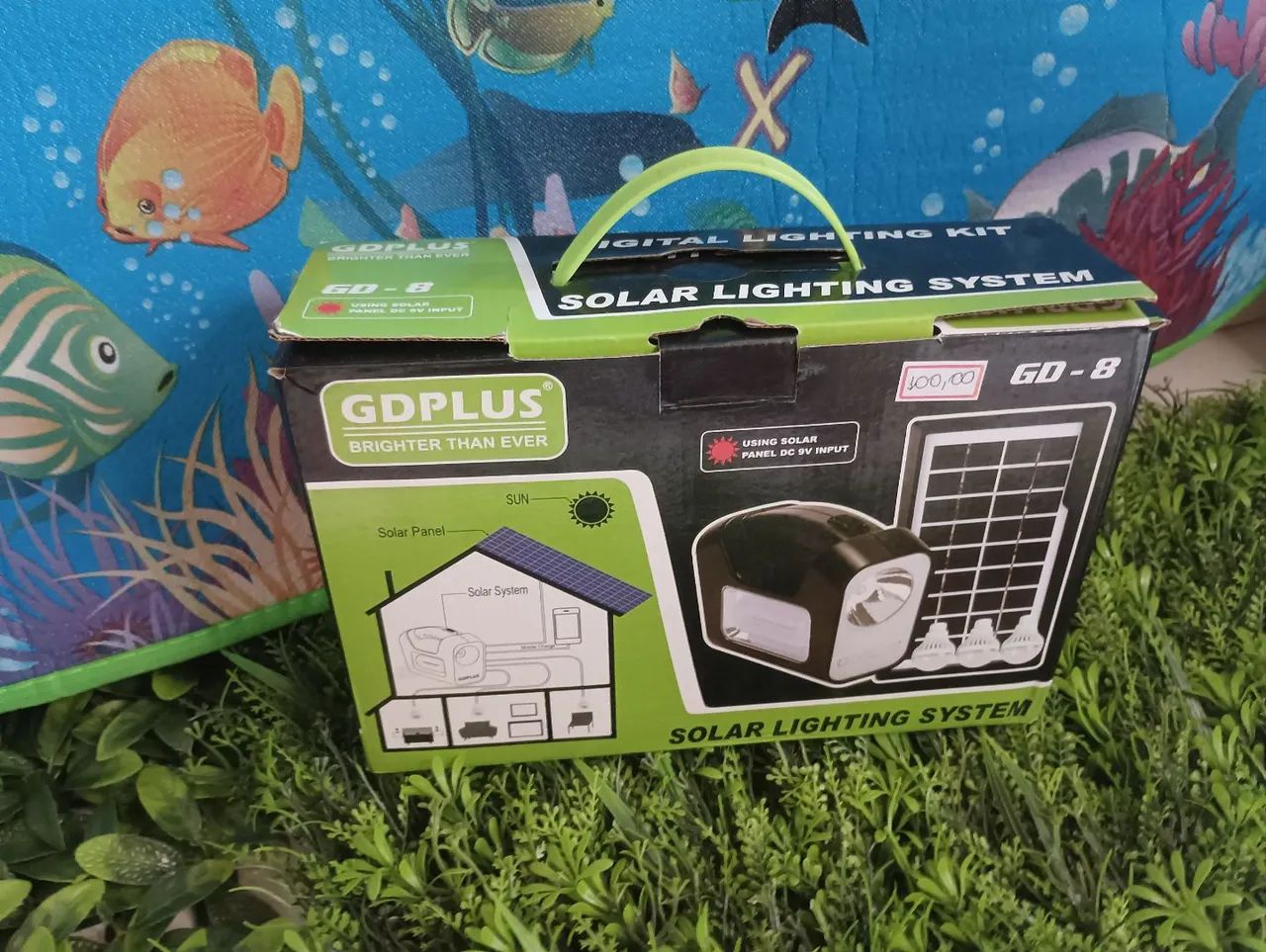 Kit de lâmpada solar de emergência USB Camping + 3 lâmpadas cor - Foto 4