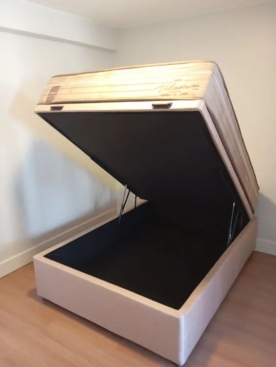 Cama box baú conjunto Probel colchão molas ensacadas individualmente  - Foto 2