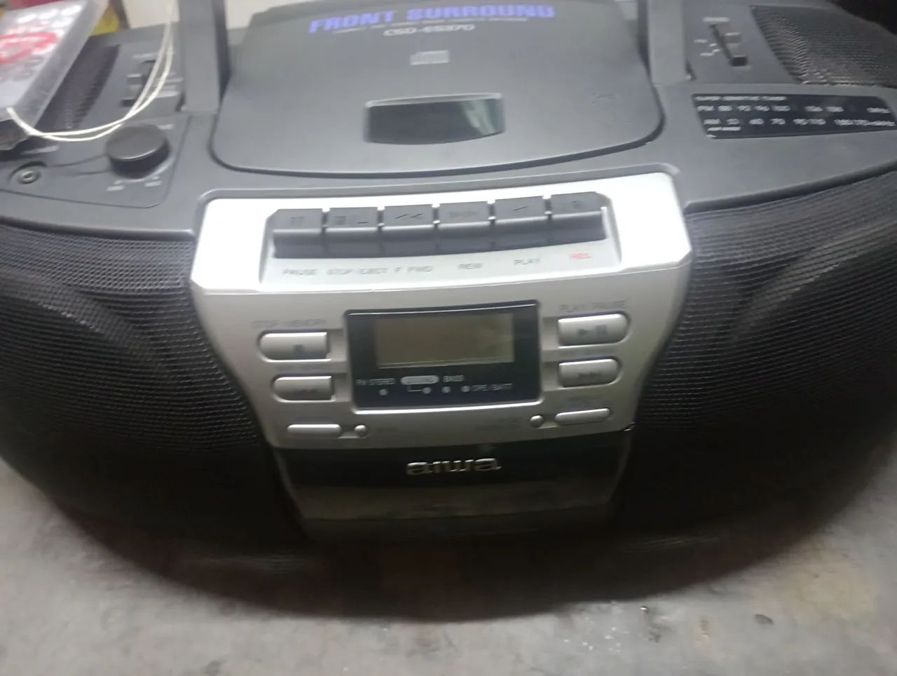 Aparelho de Som Aiwa Portatil Impecavel. - Foto 2