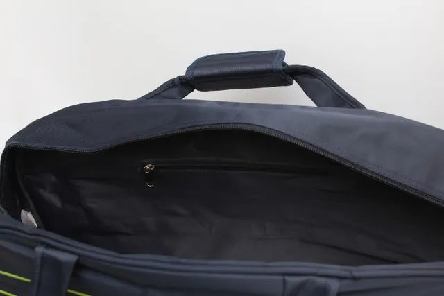 Bolsa viagem mala bordo bagagem de mão sacola academia Preta reforçada - Foto 5