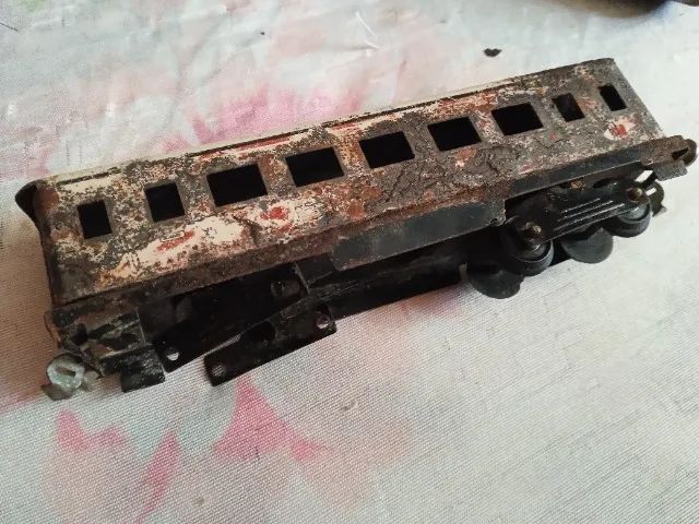 Lote duas peças de vagões Ferrorama Estrela anos 60 veja leia - Foto 5