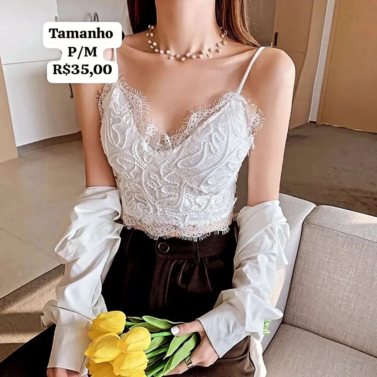 Blusas femininas tamanho M escolha já a sua  - Foto 4