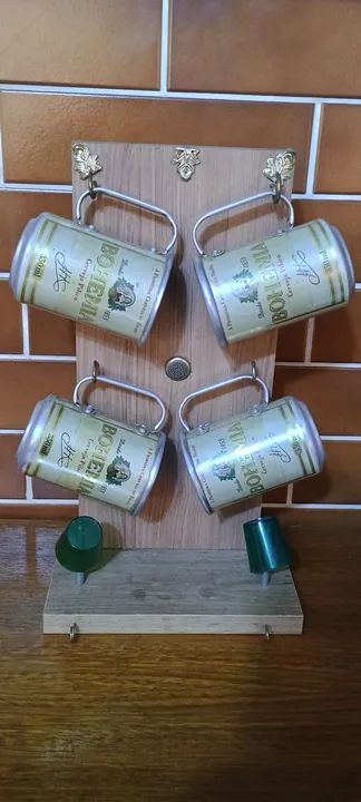Porta caneca de parede artesanal