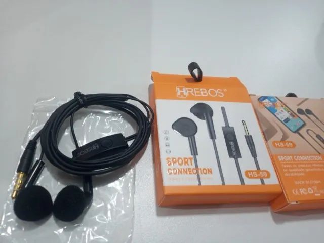 Fone de Ouvido Com Microfone da Hrebos HS- 59 Original - Foto 4