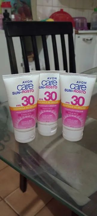 Protetor solar Avon Care FPS 30 - Sun+Rosto - 40g - Foto 2