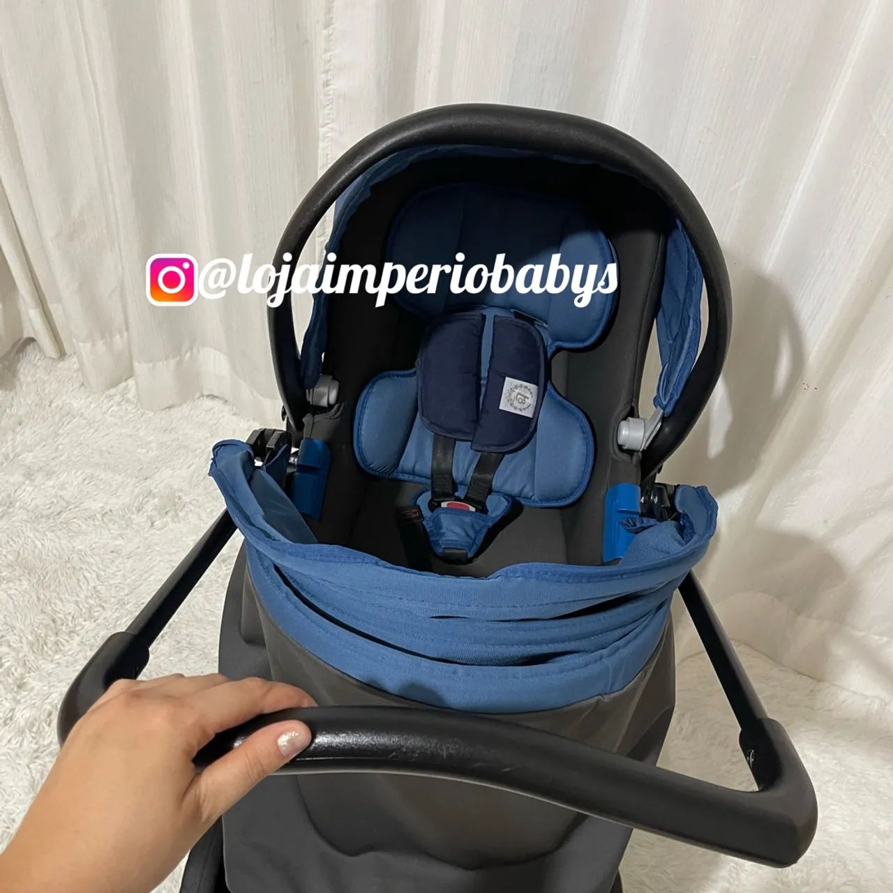 Carrinho e Bebê Conforto burigotto ecco  - Foto 2