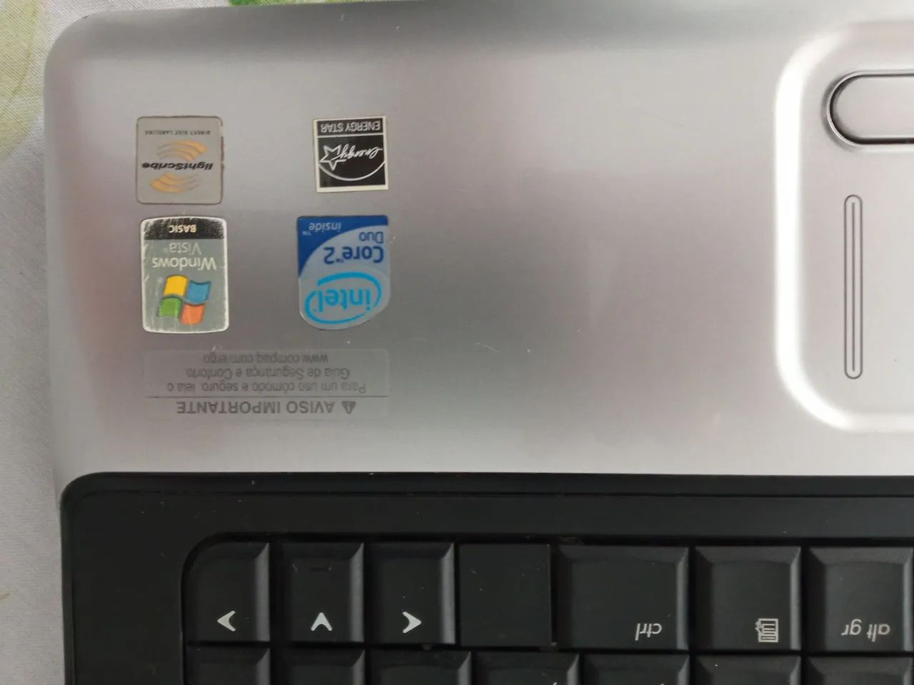 Notebook Compaq Presario CQ50-113BR para retirada peças  - Foto 3