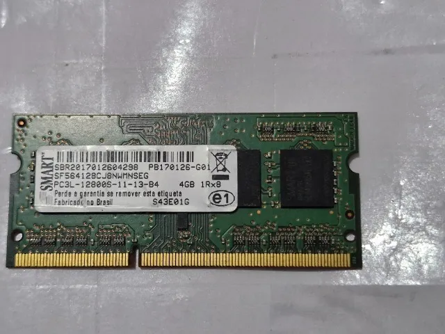 Memoria Smart 4gb Ddr3 Sf564128cj8nwmnseg (Usado)