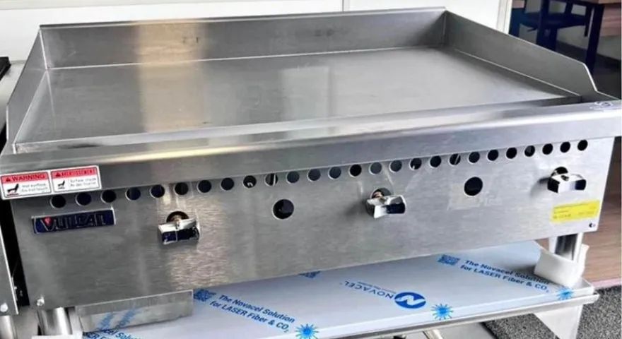 chapa a gas vulcan 90 cm com 25mm de espessura de chapa (alef)