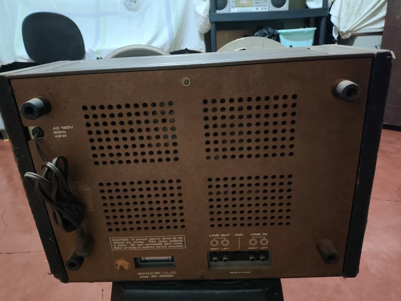 Gravador de Rolo Akai GX-4000D - Reel to Reel - Funcionando! - Foto 2