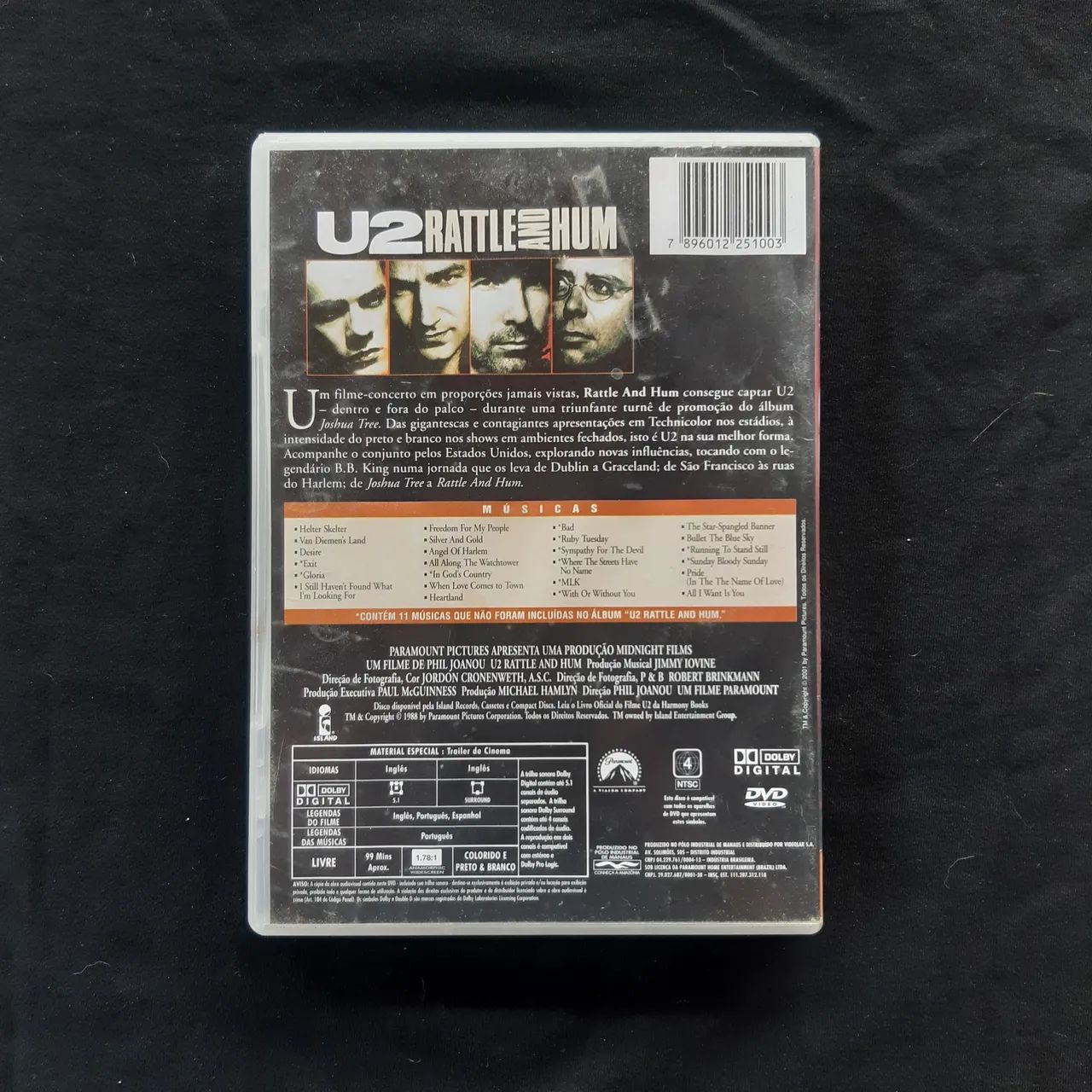 DVD U2 - Rattle And Hum (2001) - Foto 2