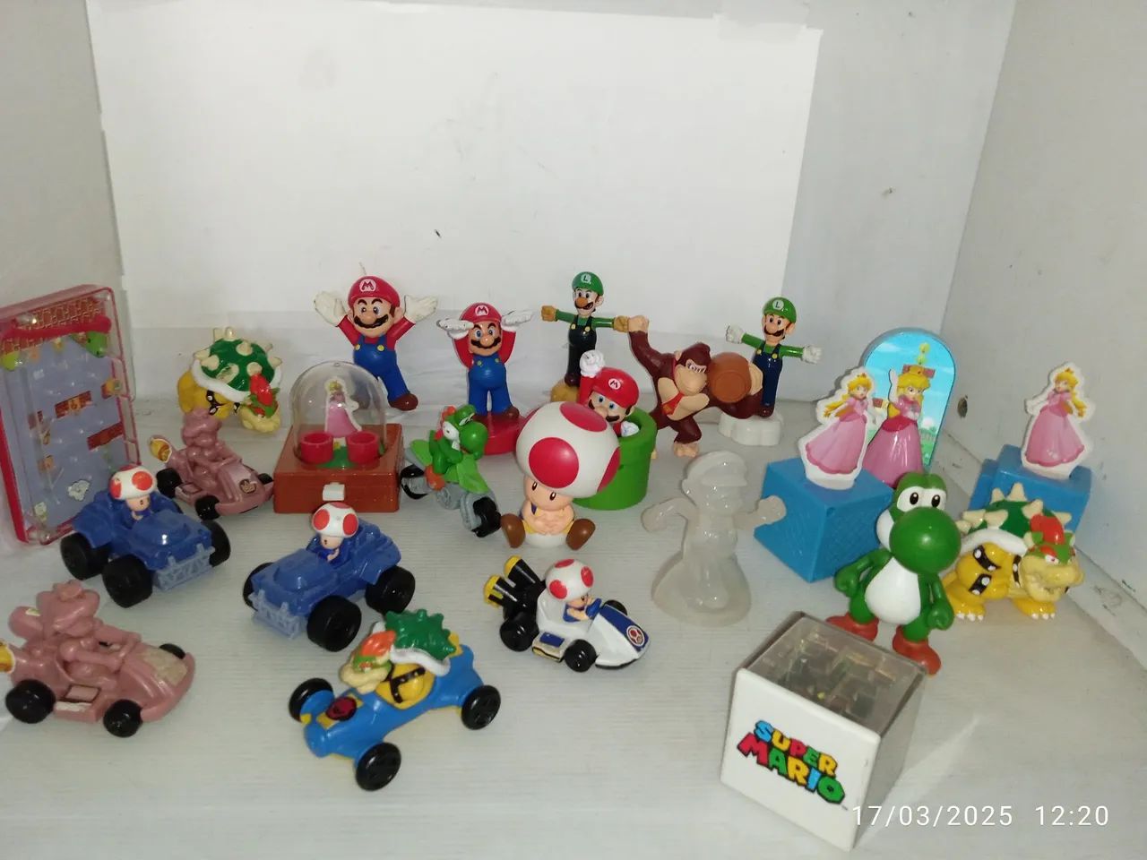 Coleção de Brinquedos Super Mario - Diversos Personagens