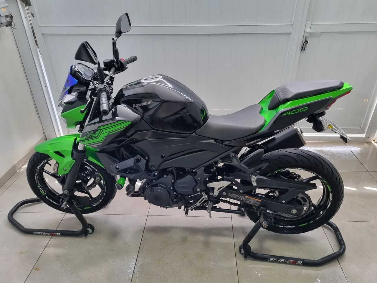 Kawasaki Z 400 - Verde - 2020 - Impecável - Foto 5