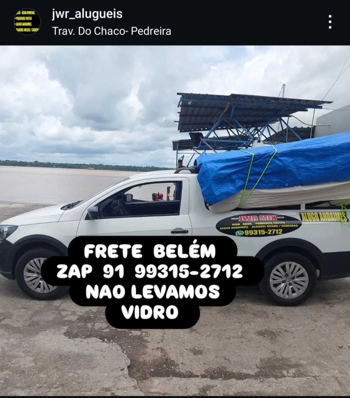 JWR FRETE EM BELÉM 