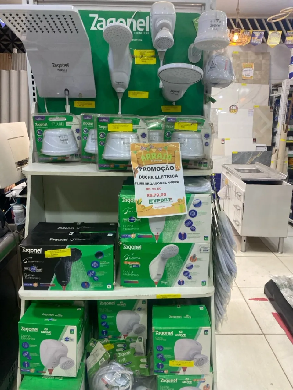 Ducha Elétrica Zagonel em Promoção