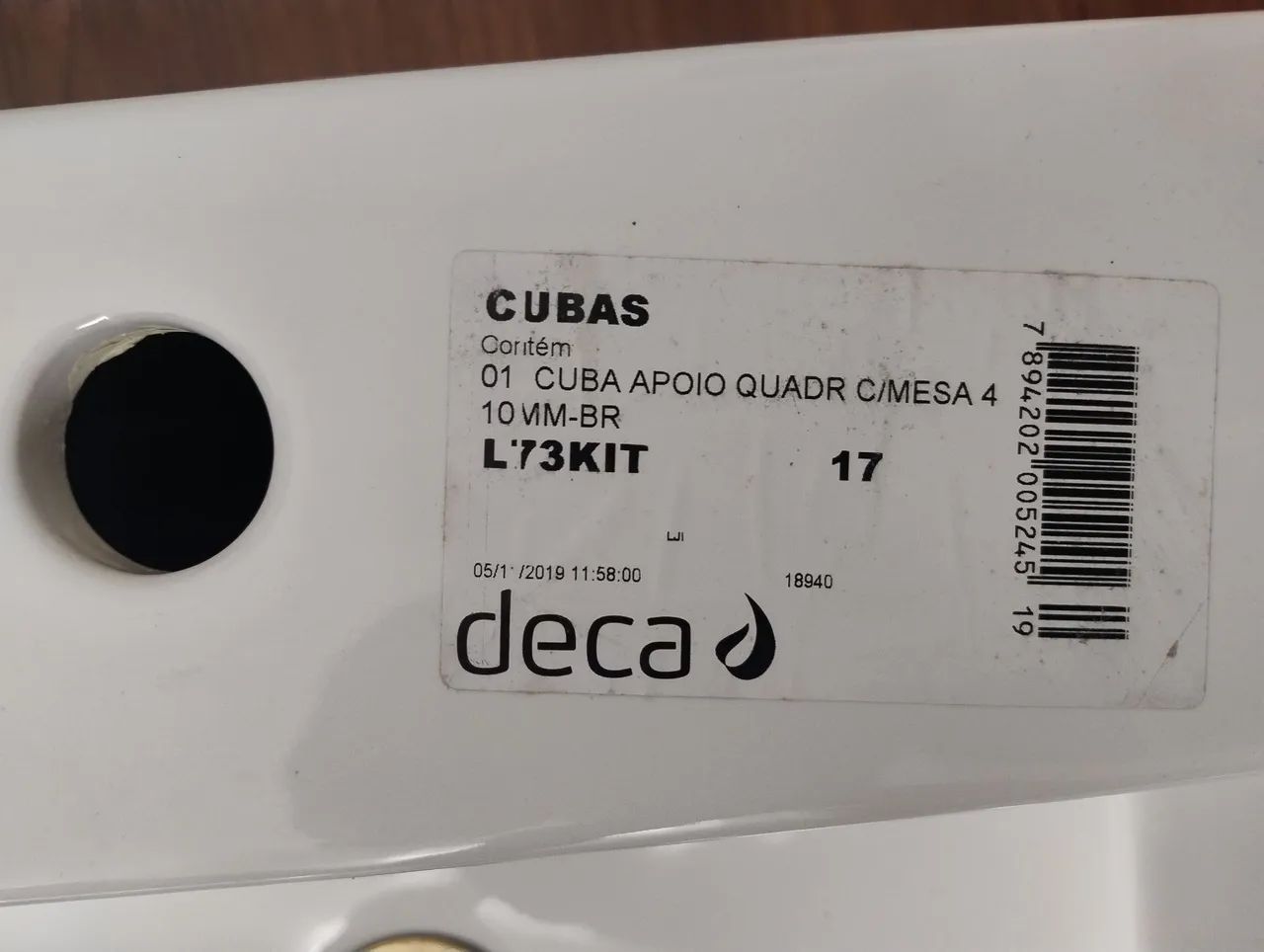 Cuba para banheiro Deca e válvula Deca - Foto 4