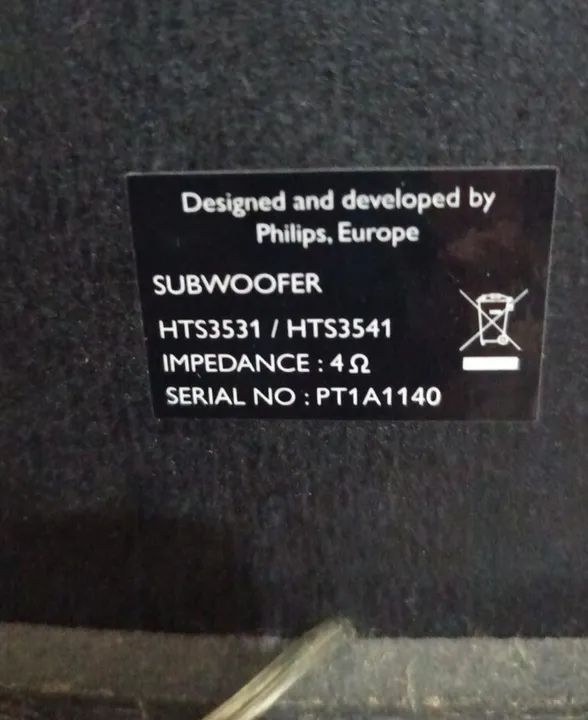 Home Theater Philips 5.1 - caixas de som - Foto 3