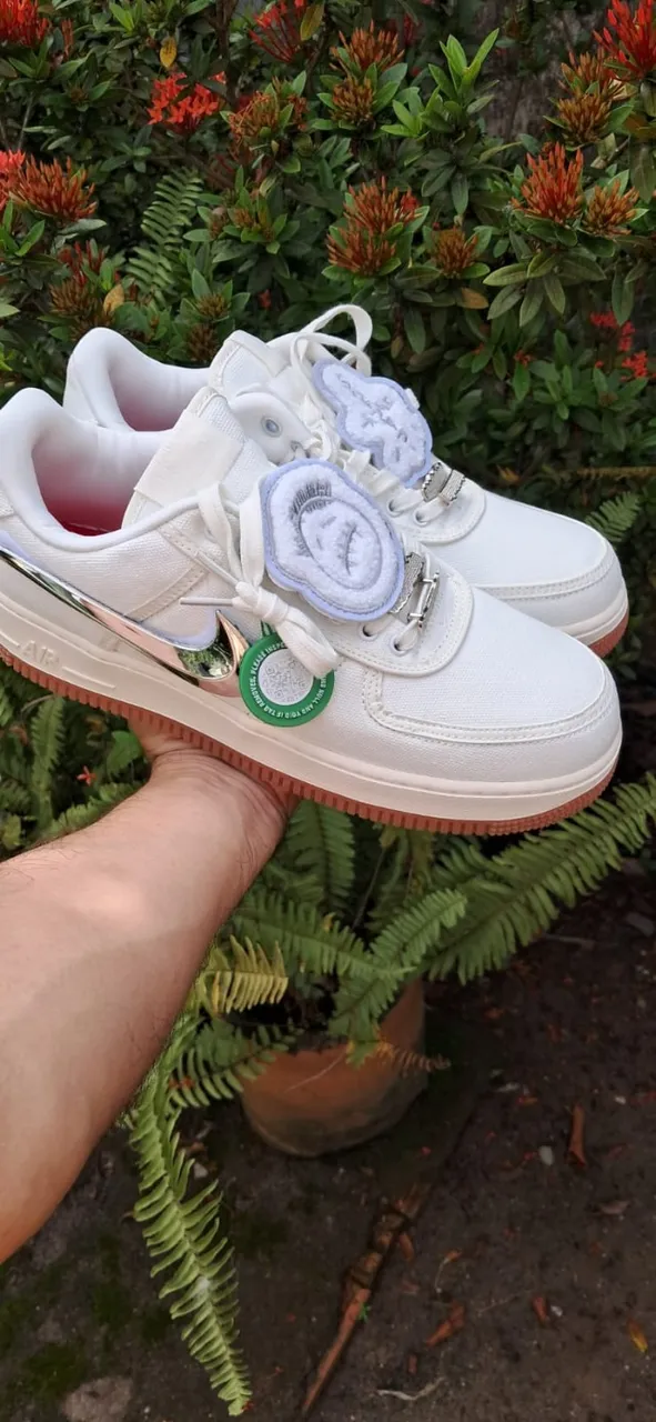 nike air force travis scott 1 zerado