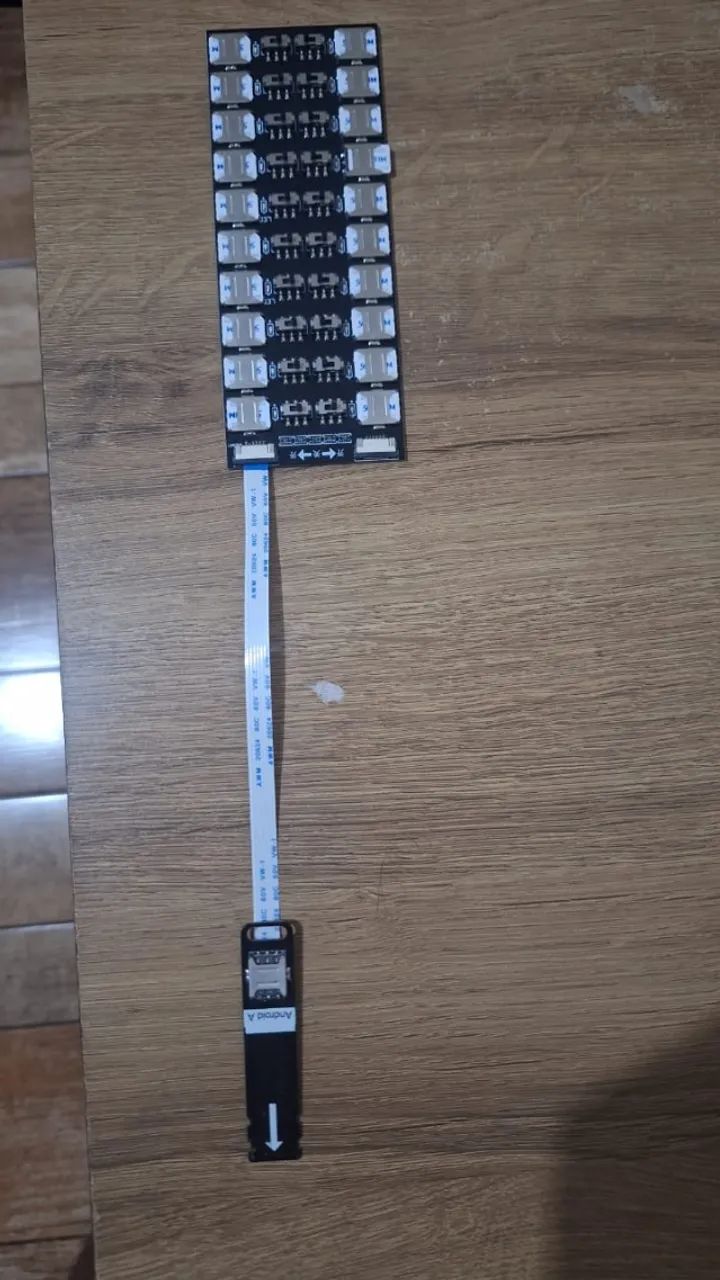 Chipeira 20 Slots + 20 chips Tim Prontos para Uso