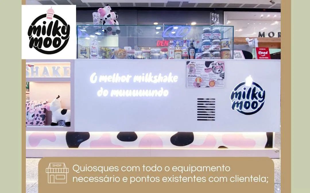 Vendo Franquia  MilKy Moo /Quiosque 