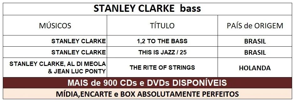 3 Cds do contrabaixista Stanley Clarke   - Foto 4