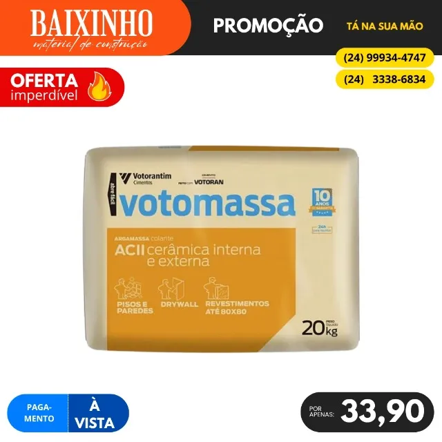 Argamassa AC2 Votomassa