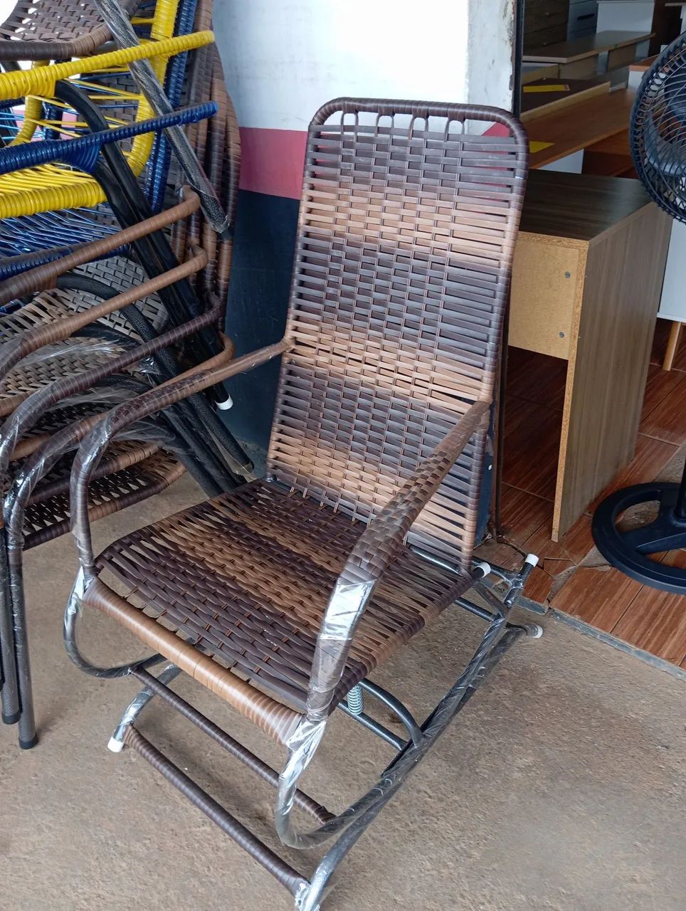 Cadeira de balanço em fibra ,,top