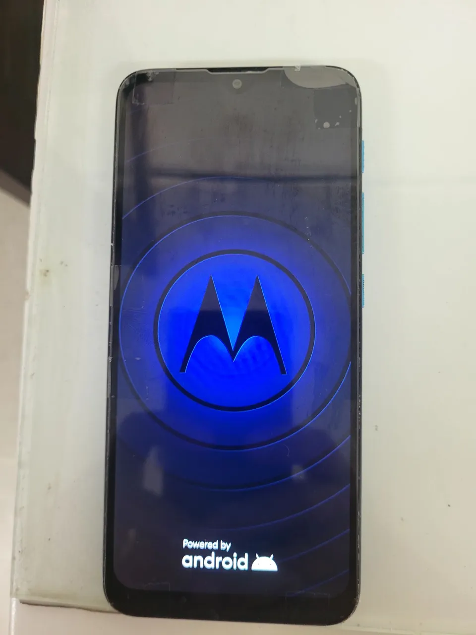 Moto E 7, funcionando